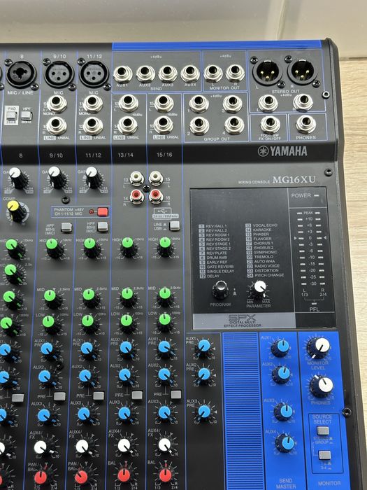 Yamaha mg16xu микшерный пульт