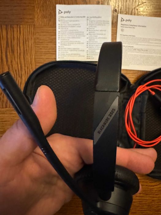 Casti profesionale Plantronics Blackwire C3325 USB A impecabile