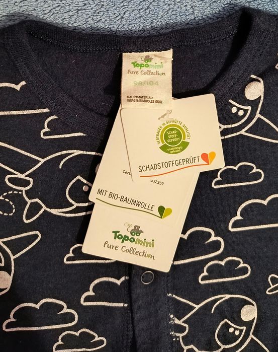 Pijama tip salopeta( noua) marimea 98-104