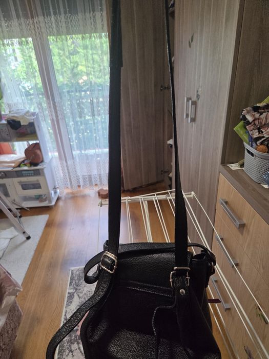 Genta/Rucsac Mala piele naturala
