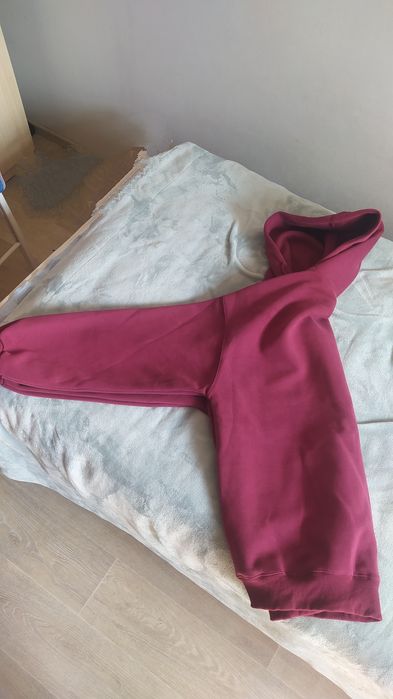 Худи бордовое хлопок