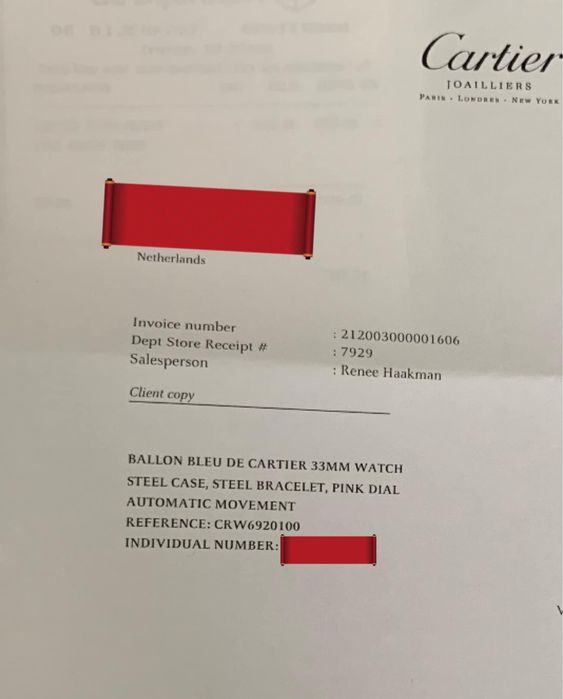 Urgent !! - Ceas Cartier Ballon Bleu Pink Dial Automatic