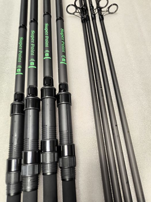 SET 4 Lansete ROBINHAN Super Point 3.9m, 3.75Ibs 2 segmente