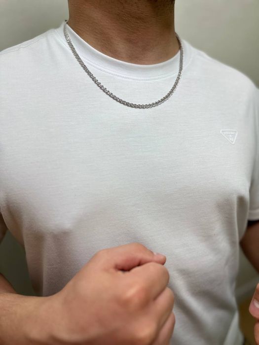 Серебряный шикарный трос Серебро 925. Доставка.