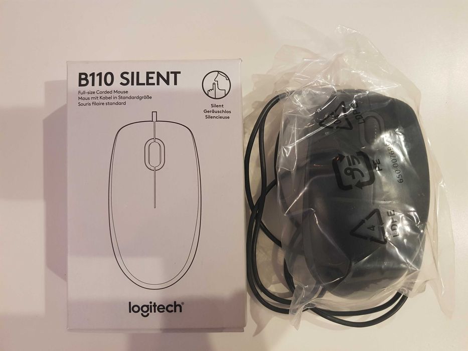Нова оптична мишка Logitech B110 Silent