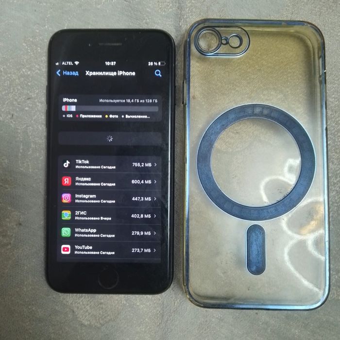 Айфон 7 128 гб емкость 100% минус нету