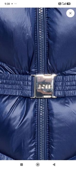 Уникално оригинално дамско зимно яке Boss