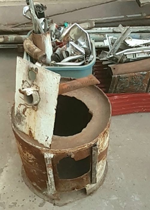 Низ от котёла. Titan tagigiga  ochoq.