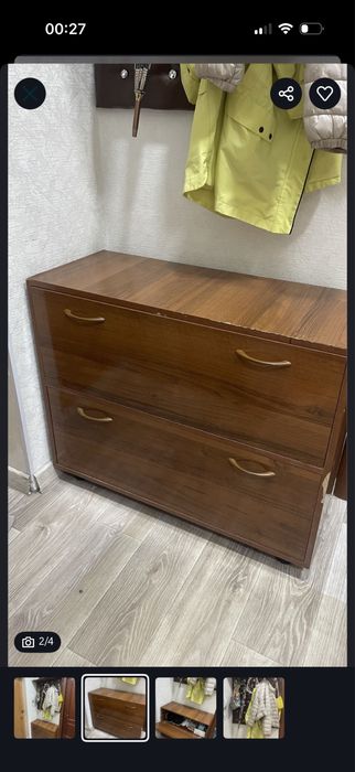 Шторы прихожая тумба