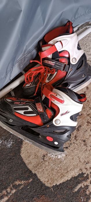 Коньки подростковые