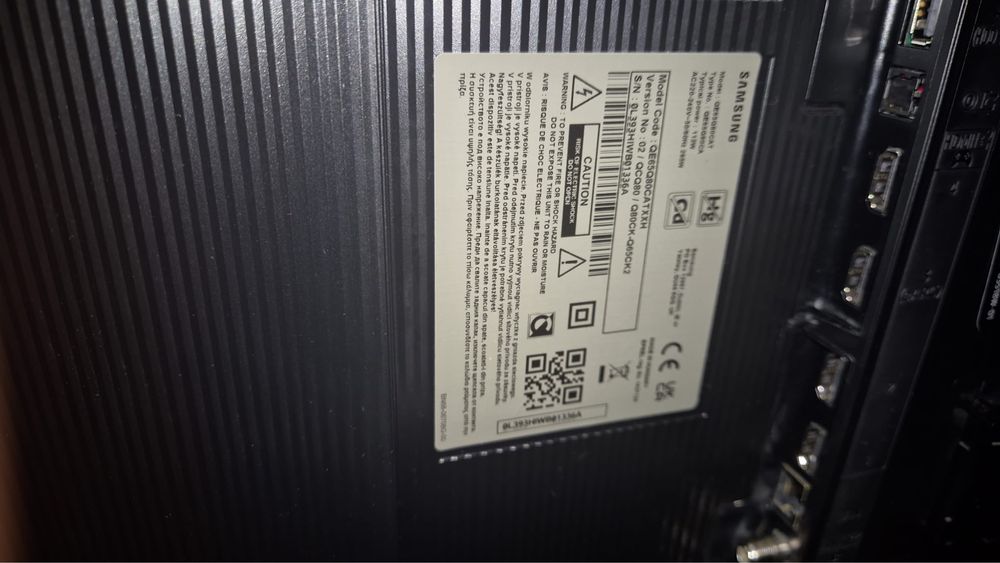TV Samsung 65Q80, diagonala 164 cm -Defect
