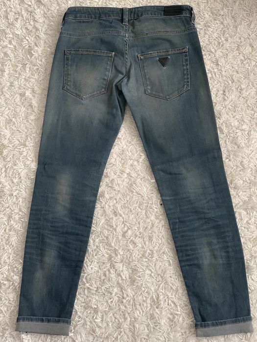 Дънки Guess slim и mom jeans
