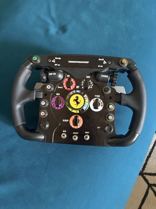 Thrustmaster wheelbase and pedals