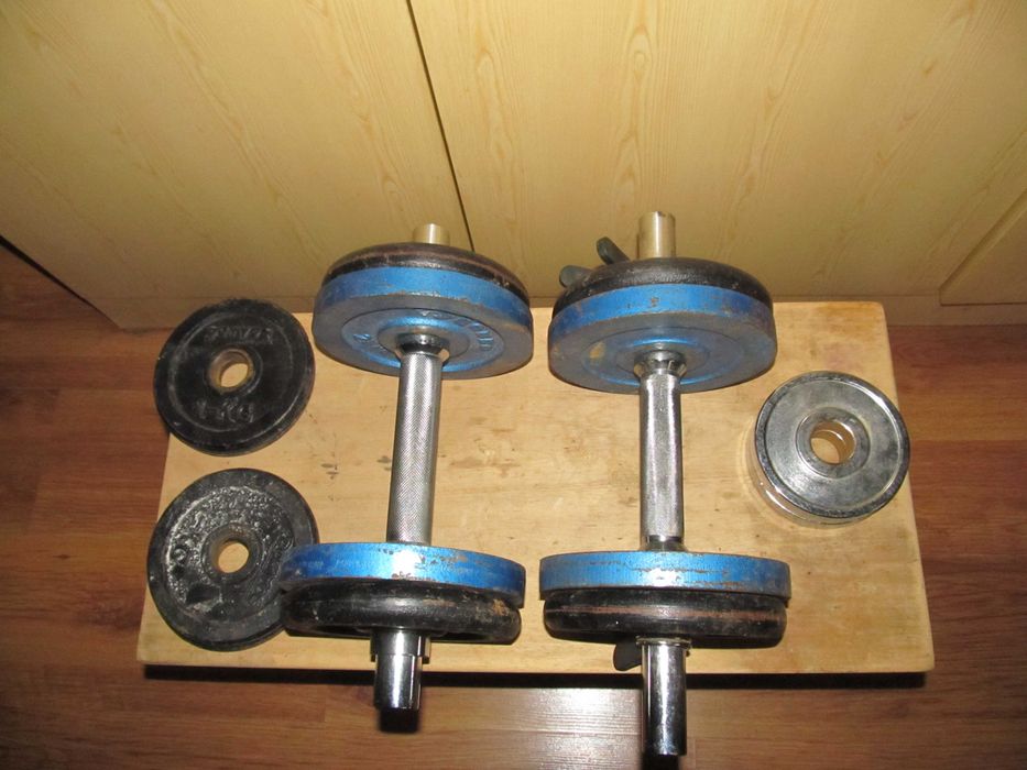 продавам гири дъмбели 2 х 13 кг