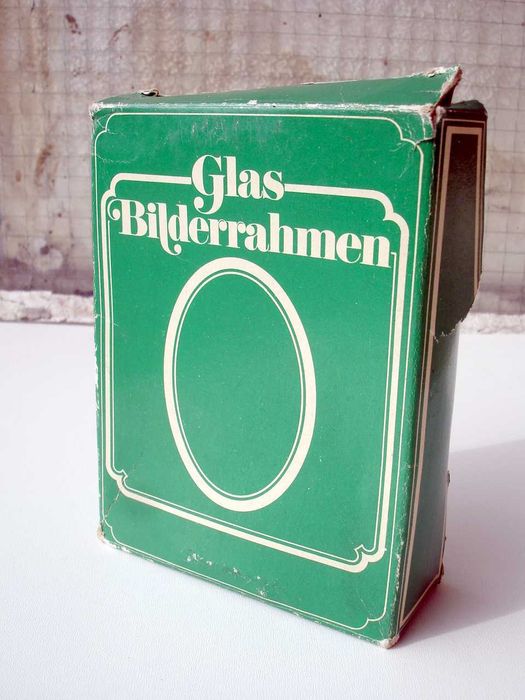 Стъклена фоторамка с елипсовидна форма