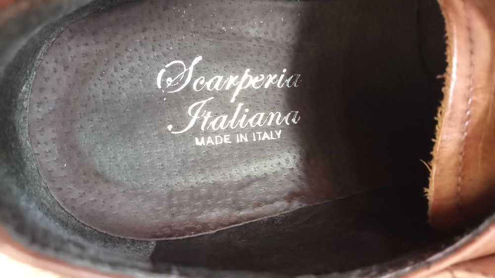 Pantofi  bărbați din piele naturala Scarperia Italiana