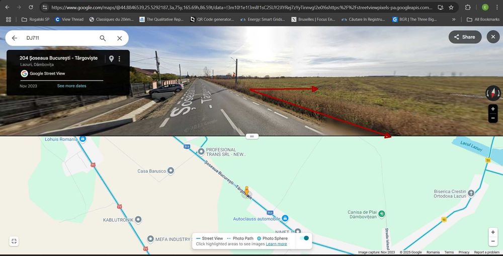 Vand teren intravilan+extravilan, 2000+18000mp, langa Targoviste