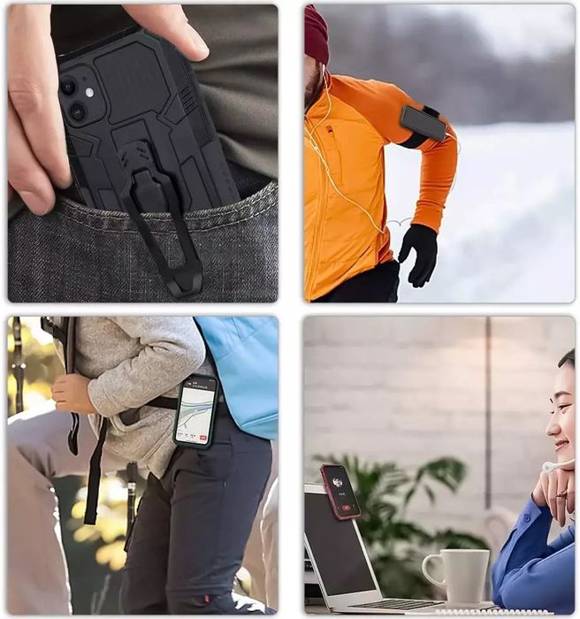 Samsung Galaxy S23 Ultra / S23+/ S23 / WARRIOR кейс гръб със стойка