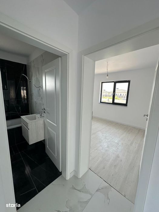 Casa in Clinceni cu incalzire in pardoseala, placa de beton si tripan