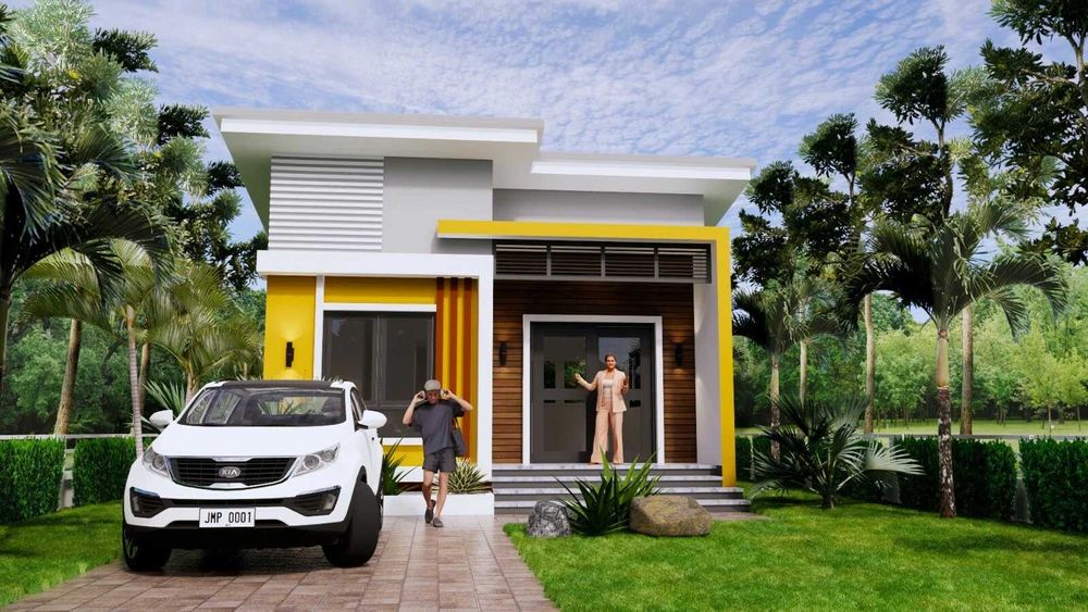 НА ИЗПЛАЩАНЕ - Луксозна сглобяема къща с 2 спални, 55 кв. м