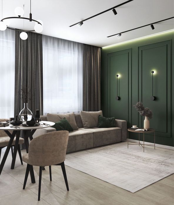 3D визуализация и дизайн интерьера квартир, офисов, Комм. Помещений