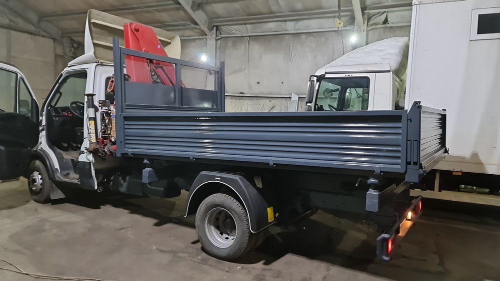 Montare macarale bene basculabile iveco Mercedes isuzu nissan VW LT