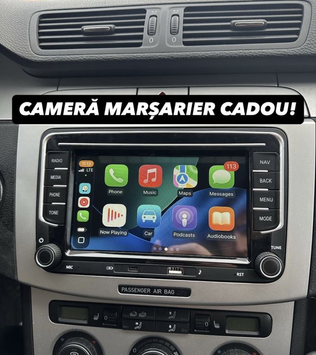Navigatie 4GB / 64GB Carplay Android Auto Volkswagen Passat B6 B7 VW