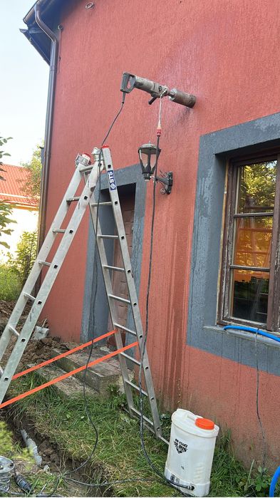 Carotare beton, gaura hota