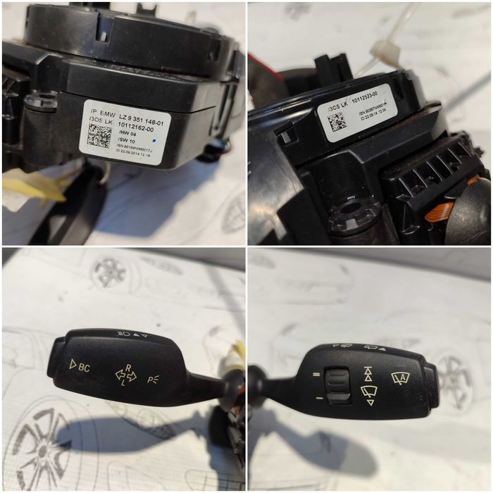 Ansamblu manete comenzi volan + spiră BMW Seria 1 F20 F21 61319351148 2014 / [2011-2019] / (5A3)
