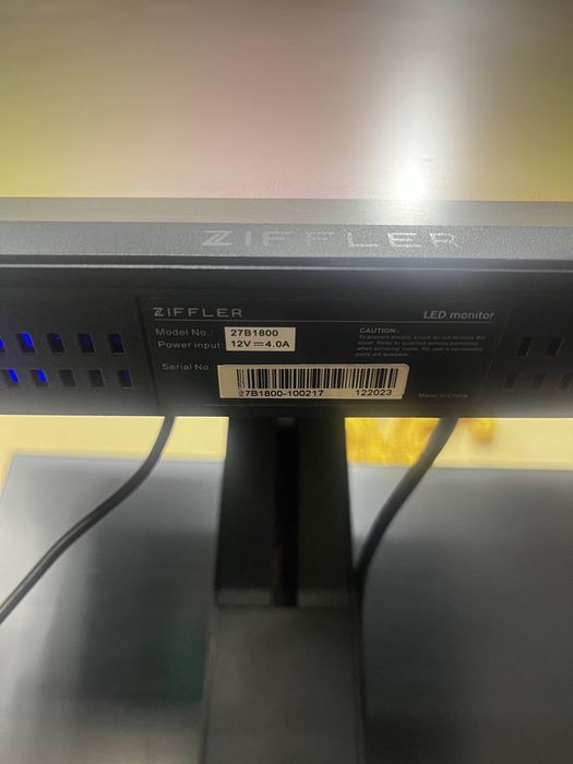 Монитор Ziffler 27B1800