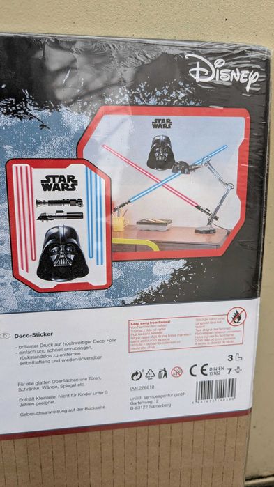 Sticker, autocolant perete Star Wars Darth Vader 50×70cm