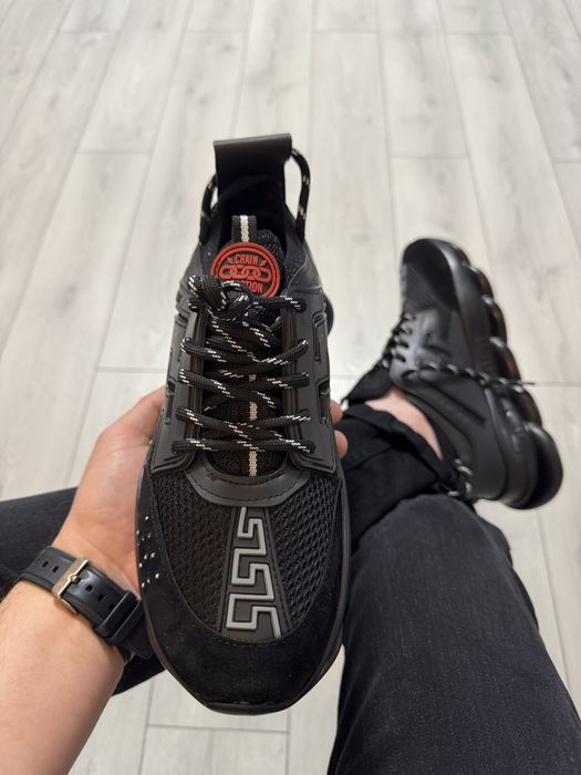 Adidasi Barbati Chain Reaction Full Negru!