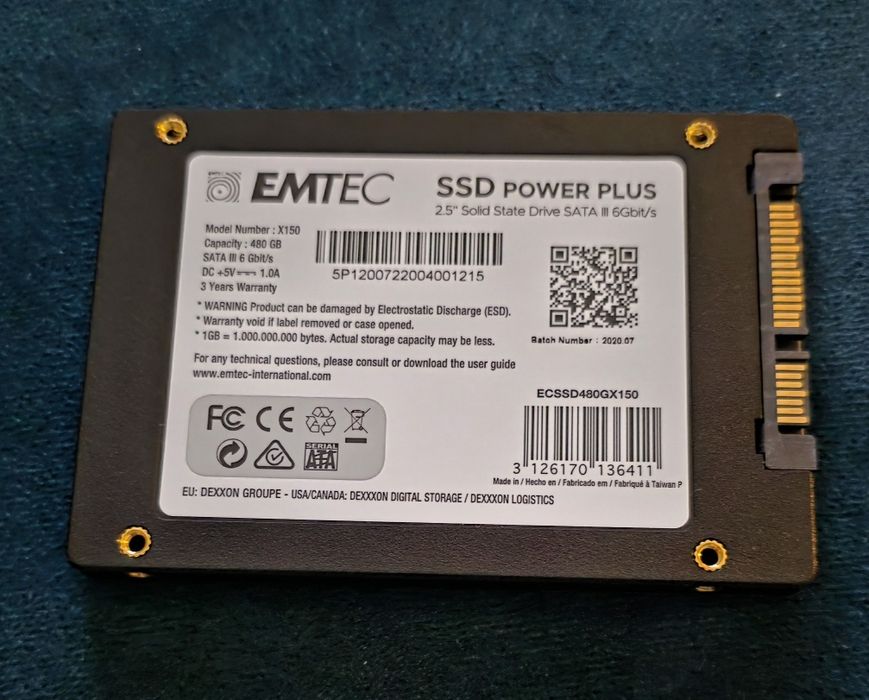 SSD Laptop 2.5 inch Emtec 480 Gb