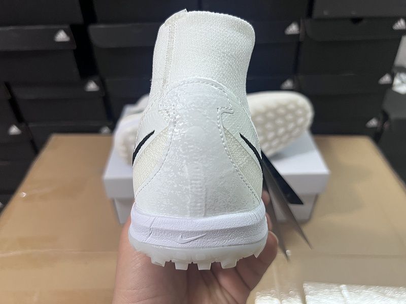 Ghete fotbal nike air zoom mercurial superfly 9 elite tf - white/pearl