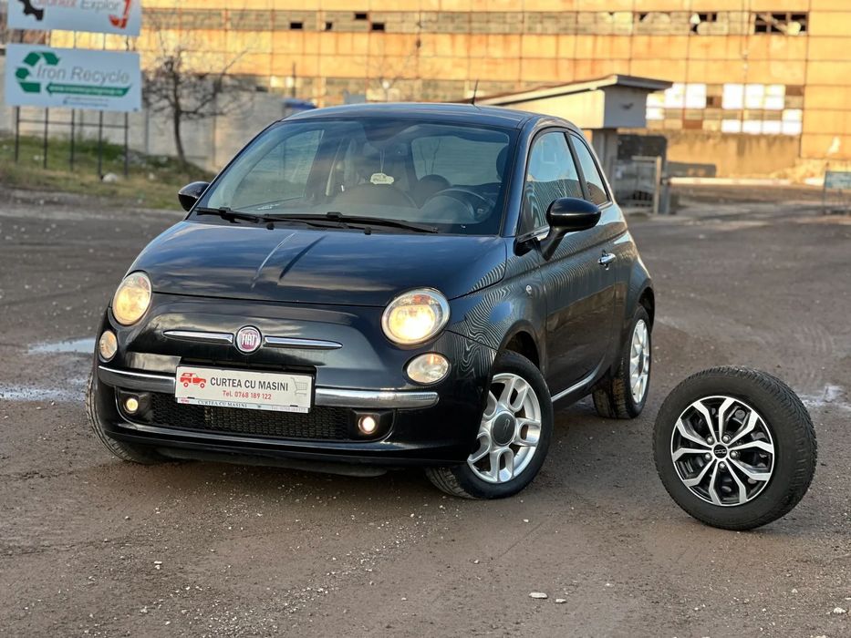 Fiat 500 *km:152.125*clima*2 randuri de roti*1.3 benzina*69 cp!