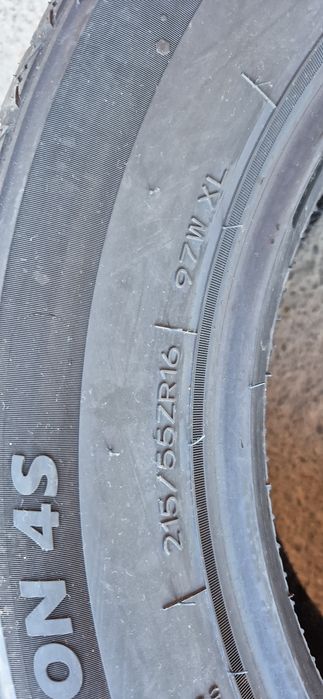 4 anvelope M+S noi Tercelo 215/55/16,dot 2025.Pretul este pe bucata.