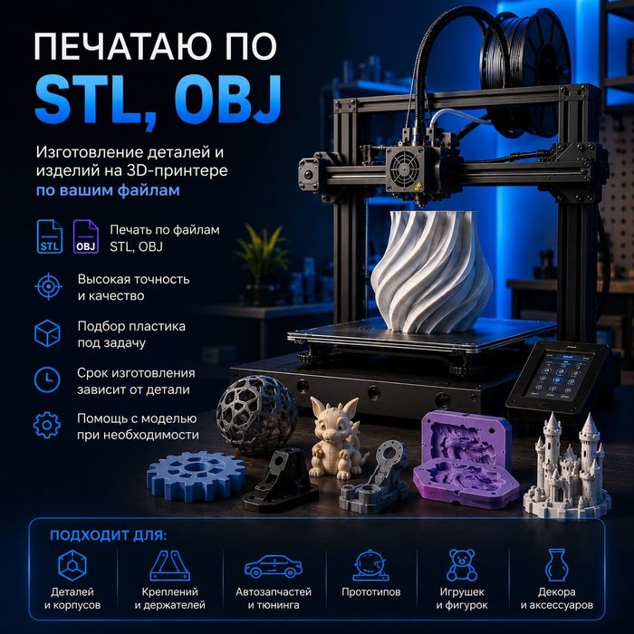 3D-печать | Детали, декор, игрушки