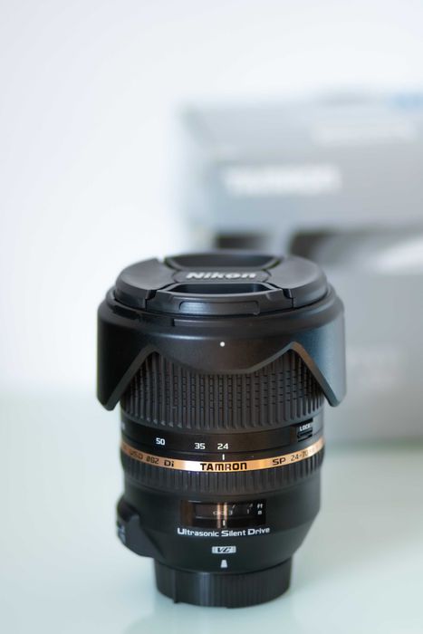 Obiectiv TAMRON IMPECABIL 24-70mm f 2.8 SP DI VC USD WeatherSealed - NIKON FX