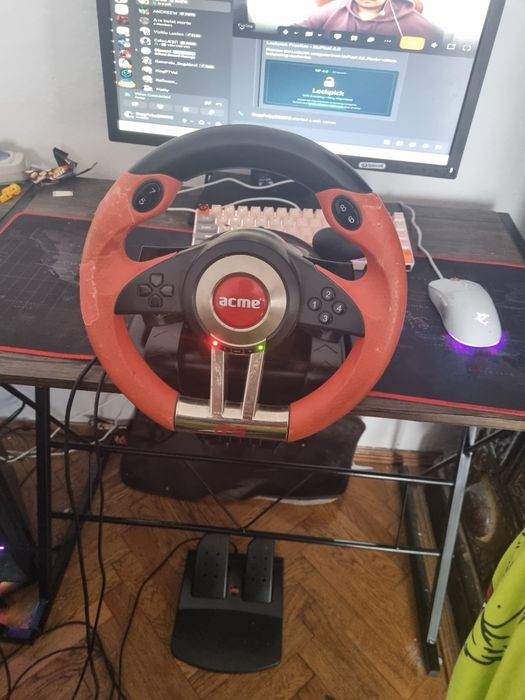 Vand volan Acme wheel race Pentru Calculator