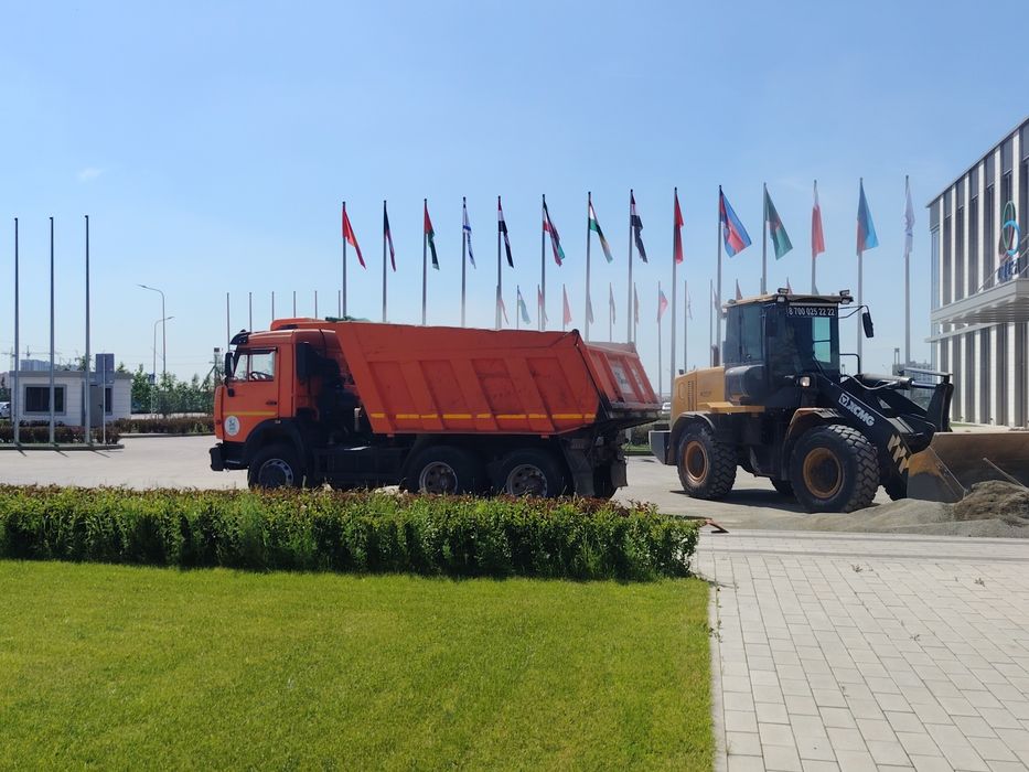 Услуги самосвал щебень песок