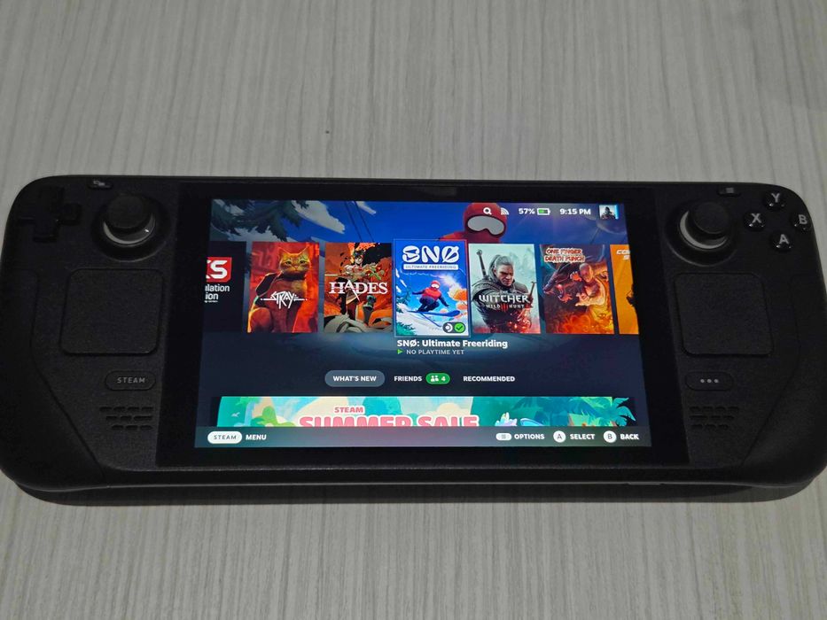 Steam Deck LCD 512GB и Official Docking Station – като нов, пълен комплект