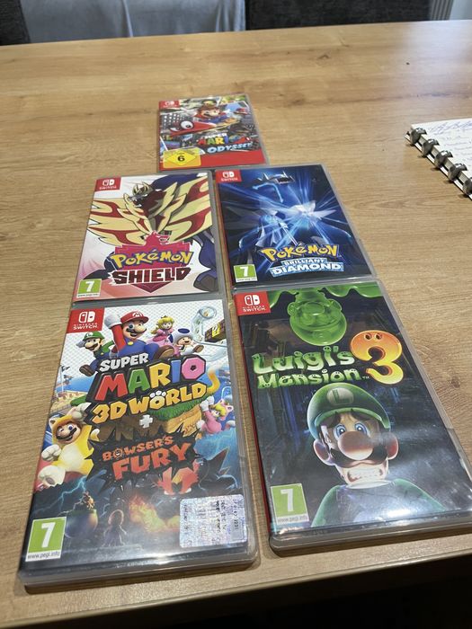 Lot Jocuri Nintendo Switch ( Super Mario, Pokemon si altele)