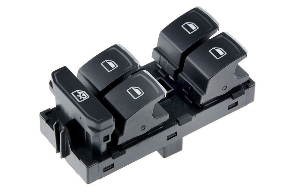Buton , comutator macara usa Volkswagen Golf 7, 10.2012-; Passat (B8), 08.2014-, 4 butoane, 5GG959857A