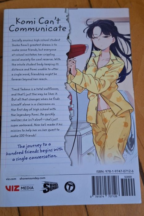 Манга Komi can't communicate vol. 1 на Tomohito Oda