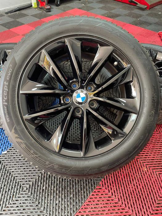 18" Оригинални джанти за BMW 5х120 с гуми Hankook грайфер 7mm 245/50 X3 X4