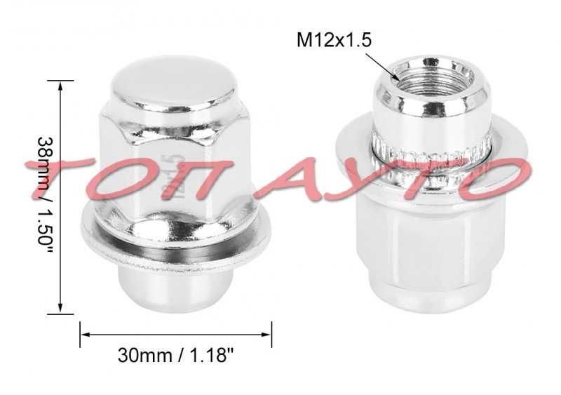 Гайки За Тойота Toyota Алуминиеви Джанти 12 х 1,5 Ключ 21