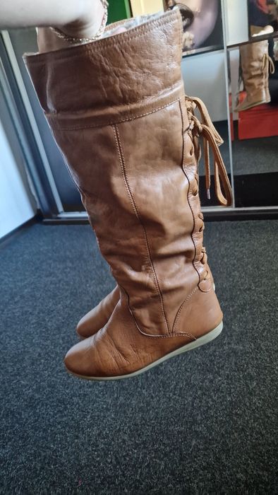 Cizme din piele naturala