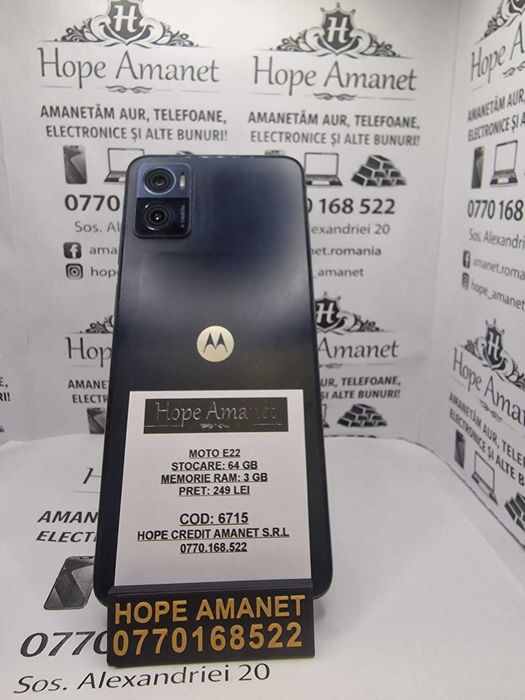 Hope Amanet P1/ MOTO E22 / COD 6715