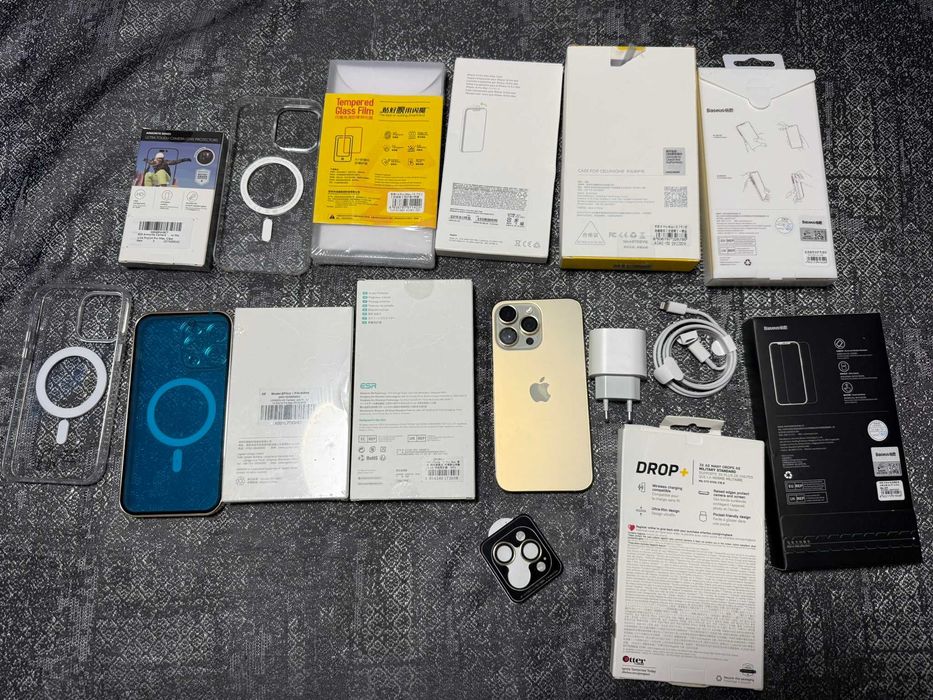 Apple iPhone 14 Pro Max 1TB Silver – Отлично състояние + МНОГО аксесоари