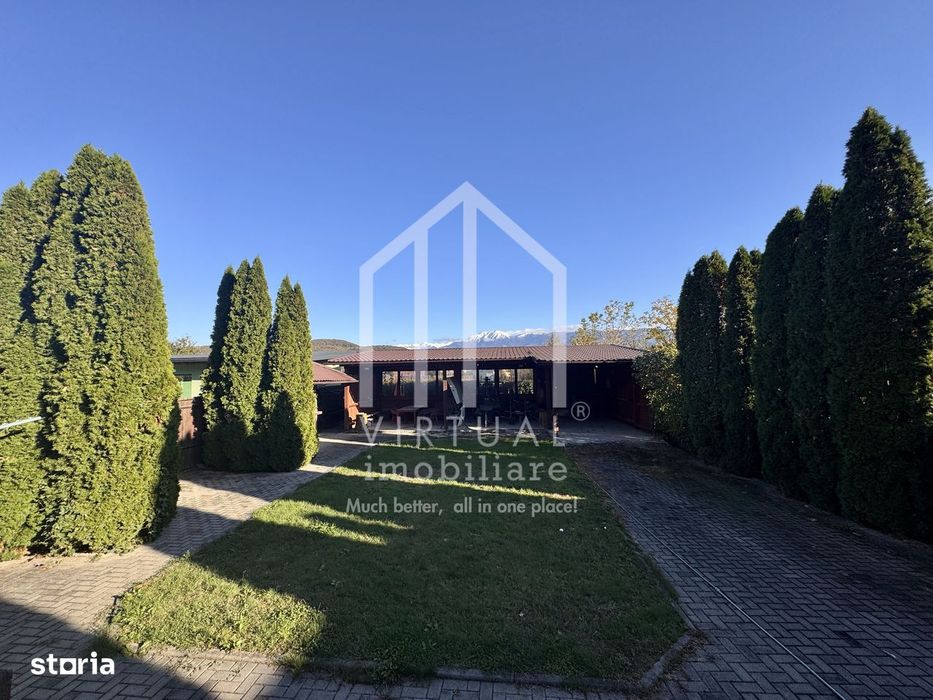 Casa individuala cu 6 camere, 500mp teren, priveliste spre munti